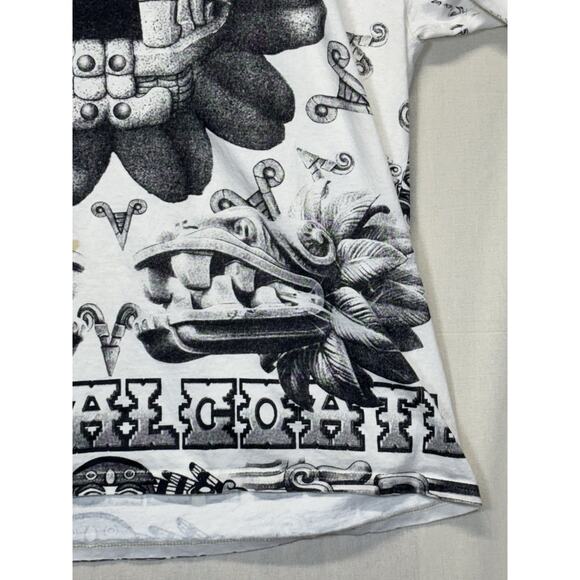 Aztec All Over Print Shirt Yazbek Tag Size 2XL - Picture 7 of 16